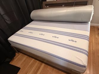 King size Mattress with free frame