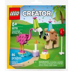Lego creator cute animal birthday party