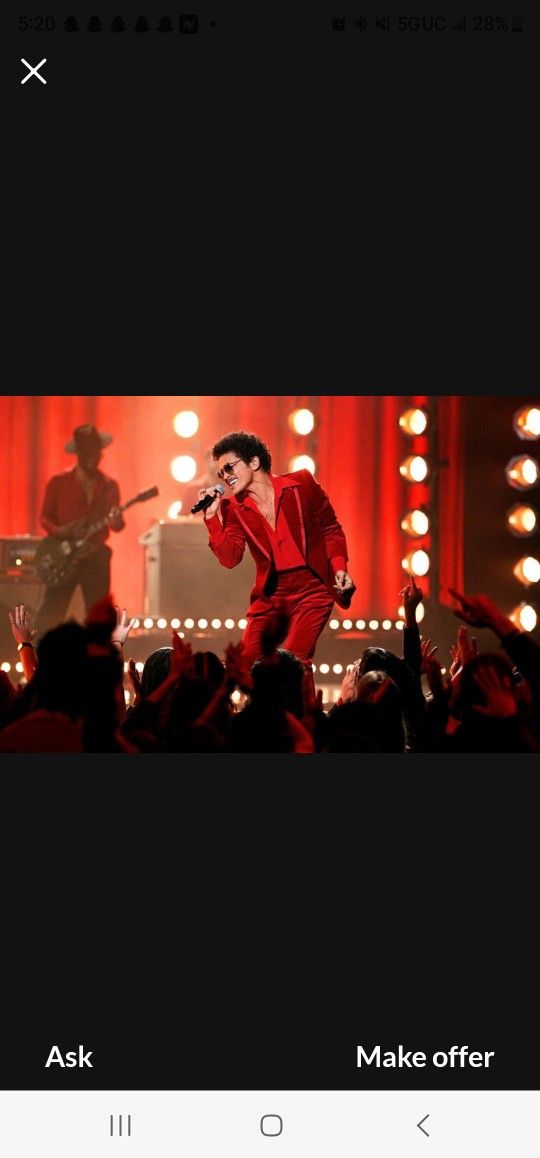 Bruno Mars Ticket
