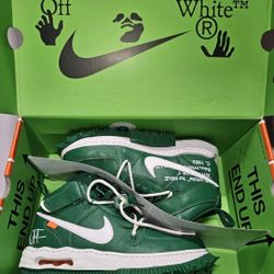 Off-White x Nike Air Force 1 Mid 'Pine Green'