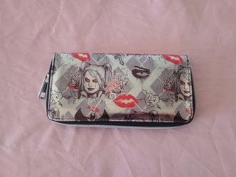 Harley Quinn Zip Up Wallet