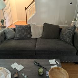 Beautiful Gray Couch from Cindy Crawford Collection