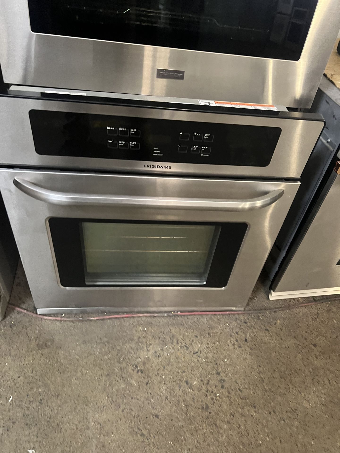 27”oven stainless steel