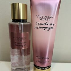 STRAWBERRIES & CHAMPAGNE VICTORIA SECRET MIST & LOTION 