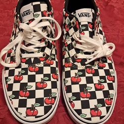 Vans Doheny Cherry and  Checkers shoe