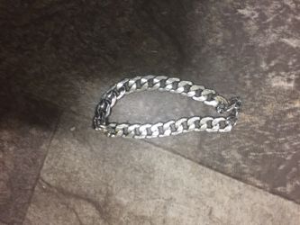 Silver Steel Bracelet New