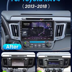 Wireless Apple Carplay Car Screen 10”for RAV4 2013 -14-15-16-17-2018 🔥$127🔥PRICE WITHOUT INSTALLATION