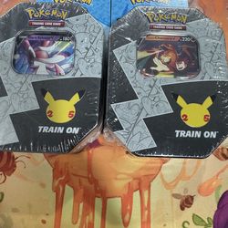 Pokémon celebration tins