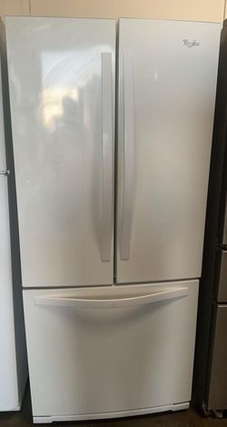 Whirlpool 3-Door 33" White Refrigerator Fridge
