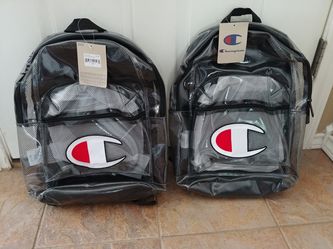 Clear champion backpack