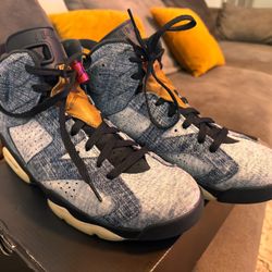 Jordon Retro 6s Washed Denim 👖
