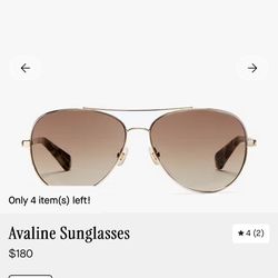 Kate Spade Avaline Polarozed Sunglasses 