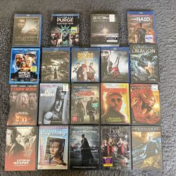 Dvd And Blu-ray Movie Lot