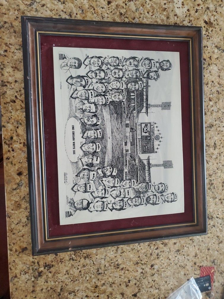 Chicago White Sox Marble Art