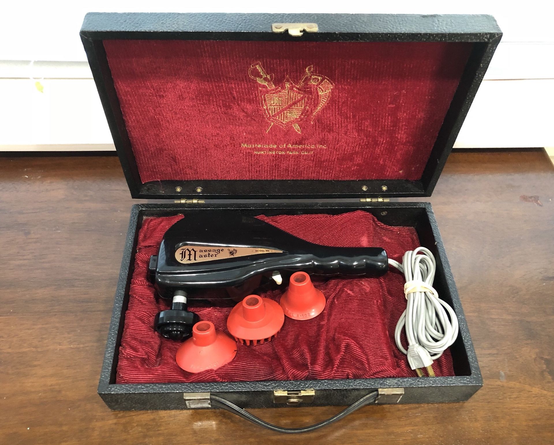 1920'S Vintage MASSAGE MASTER Model Vll Vibrator Masterade of America WORKS