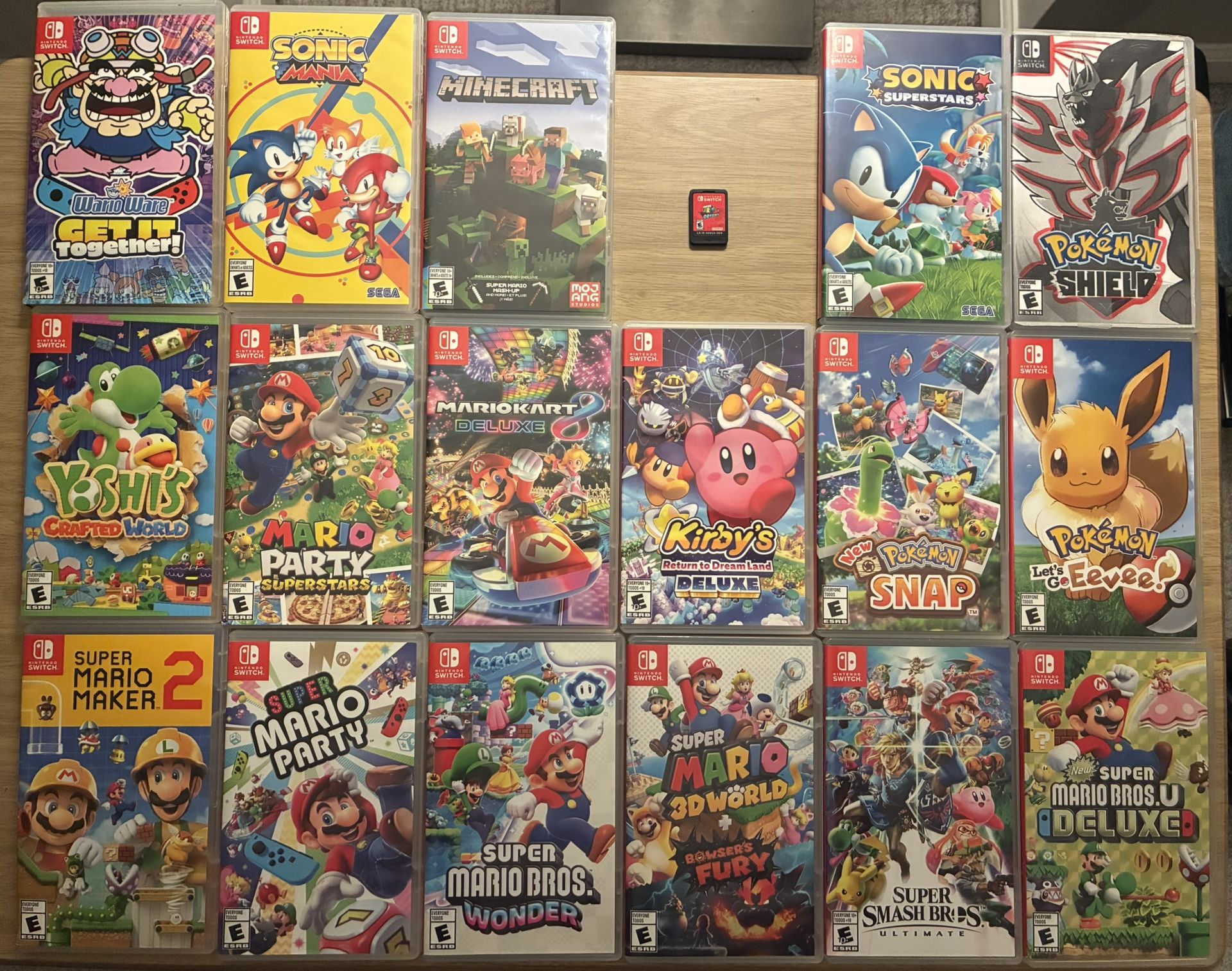 Nintendo Switch Games - Mario Pokémon Kirby Sonic