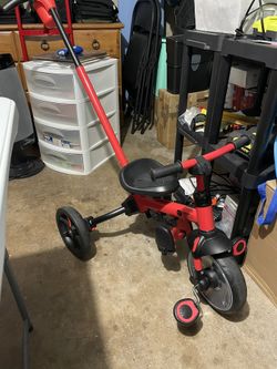 Childrens tricycle Conversion Bike And play kitchens 