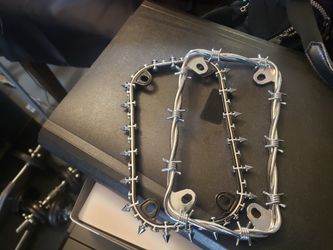 Two motorcycle plate holders!!