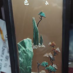 3 Jade colored stone pictures