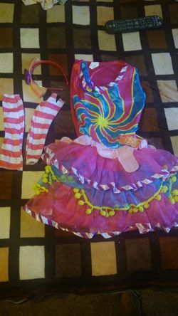 Candy girl costume size 8-10 wore once