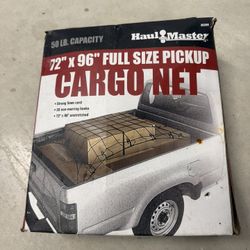 Haul-Master 72” x 96” Full Size Pickup Cargo Net (50 lb Capacity)