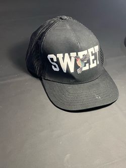 Drewhouse Black Trucker Hat with Hummingbird Graphic