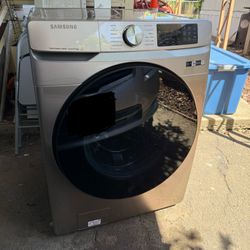 Samsung 4.5 cu. Smart Front Load Washer and Samsung 7.5 cu. Smart Electric Dryer 