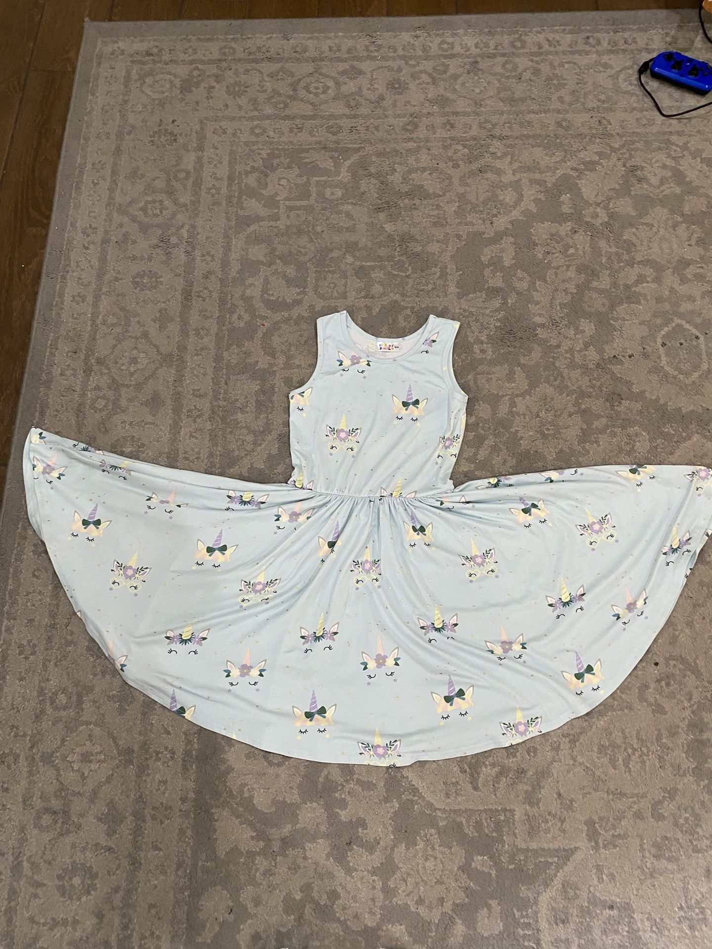 Dot Dot Smile Unicorn Dress