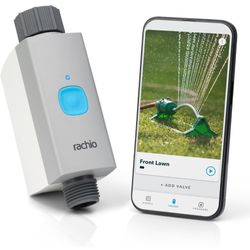 Smart Hose Timer with WiFi Hub for Outdoor Watering | Easy Faucet Install, Automate Water & Sprinkler Schedules for Lawn, Garden, & Yard Care.
