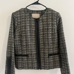 Collarless Blazer