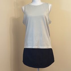 SPYDER Women's Skorts and Top Set; in Black & Oatmeal Colors; Size XL
