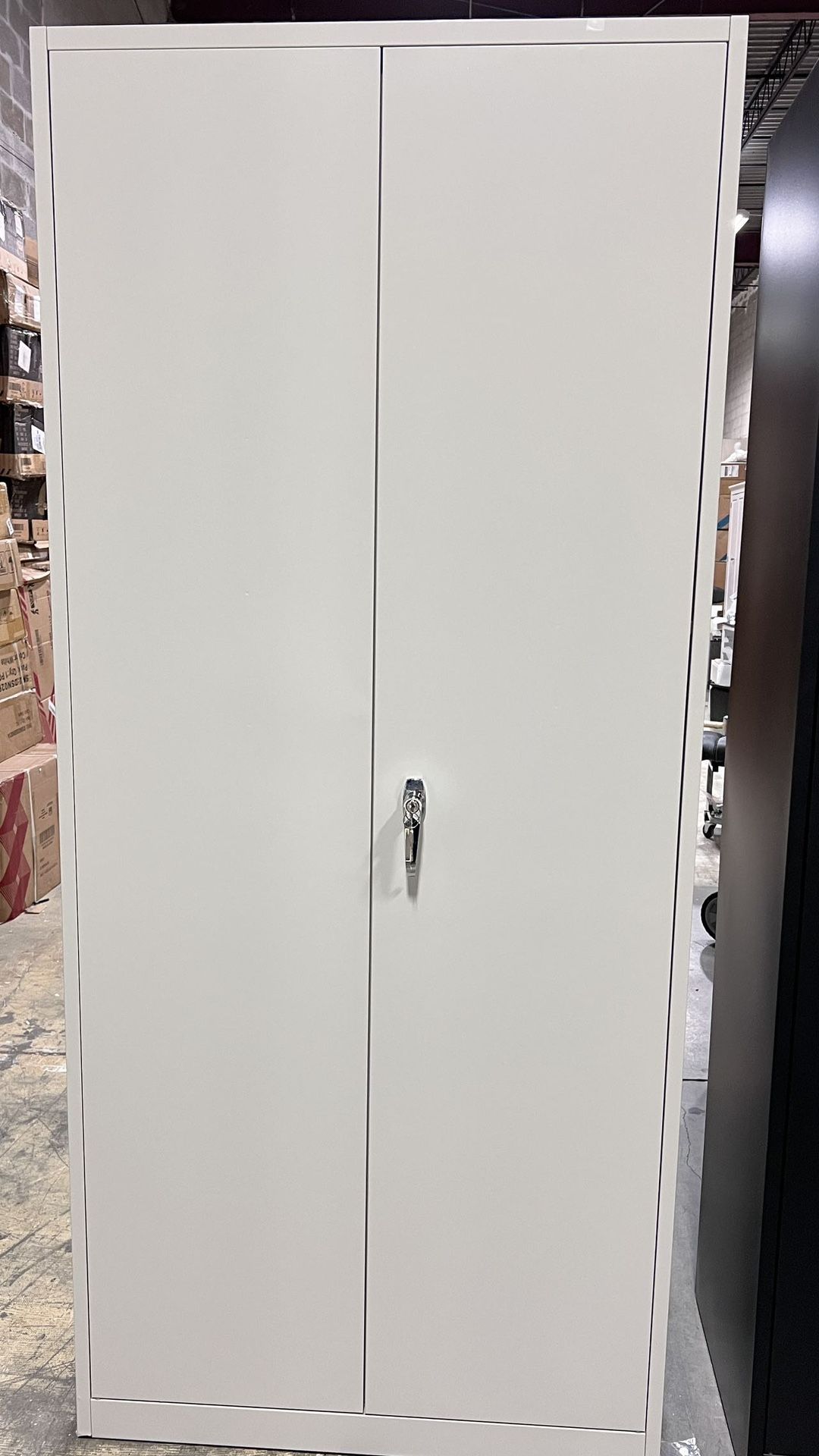 Metal Storage Cabinet with 4 Adjustable Shelves and Locking Doors,72" Lockable Storage Cabinet for Home,Office,Garage Cabinets  Measurements: (L:36” x