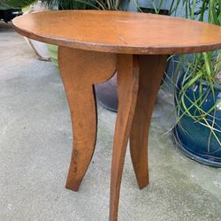 Small Metal Table Painted 