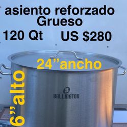 Olla Tamalera Extra Grande Con Asiento Reforzado Grueso