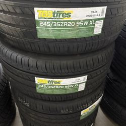 BRAND NEW TIRES 245/35r20 TBB FOR SALE SET OF 4 TIRES $365 WITH INSTALLATION AND BALANCING 