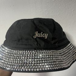 Juicy Couture Rhinestone Bucket Hat 