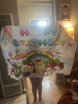 Hello Kitty Birthday Banner