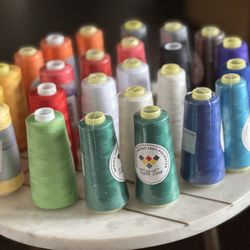 25 SEWING THREAD CONES 