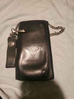 Genuine HARLEY-DAVIDSON WALLET  FROM DE 90,S  I ASK  $75.00 CASH