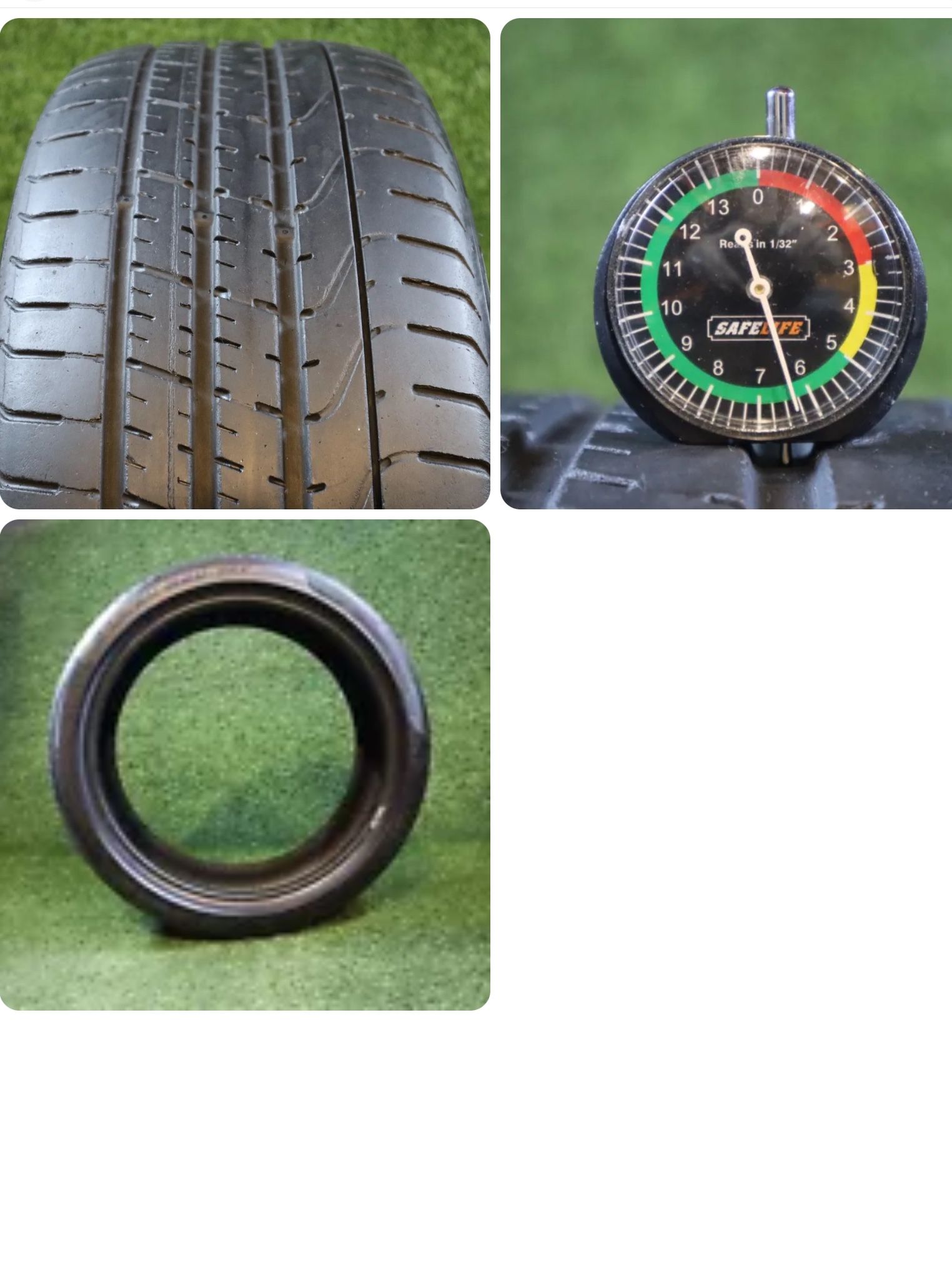 245 40 20 Pirelli PZERO Run Flat with 75% Tread 6/32 99Y #20187