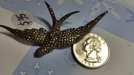 Marcasite pin
