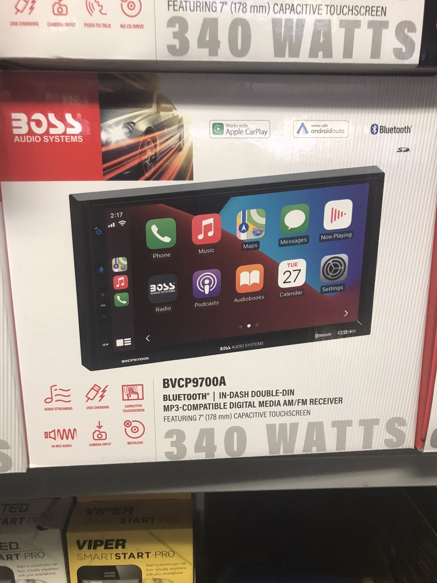 Boss Elite 7 Inch Apple CarPlay And Android Auto Stereo