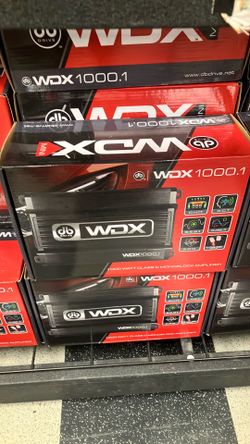 Db drive wdx 1000.1 subwoofer amp on sale today for 199.99