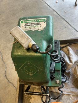 Greenlee 975  Hydraulic Pump