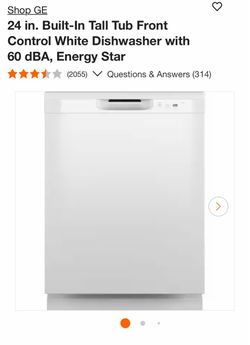 Ge dishwasher
