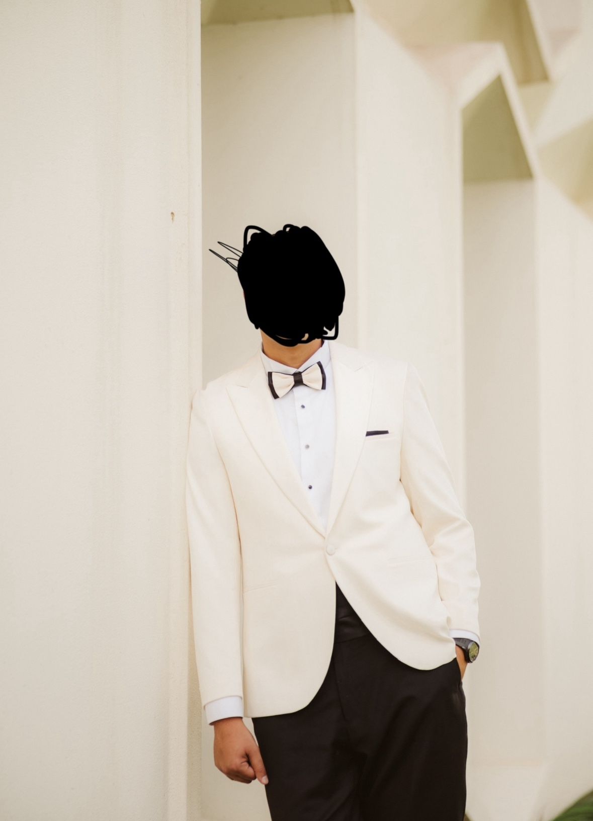 Cream Tuxedo Jacket