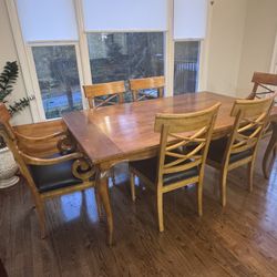 Baker Dining Table And Chairs