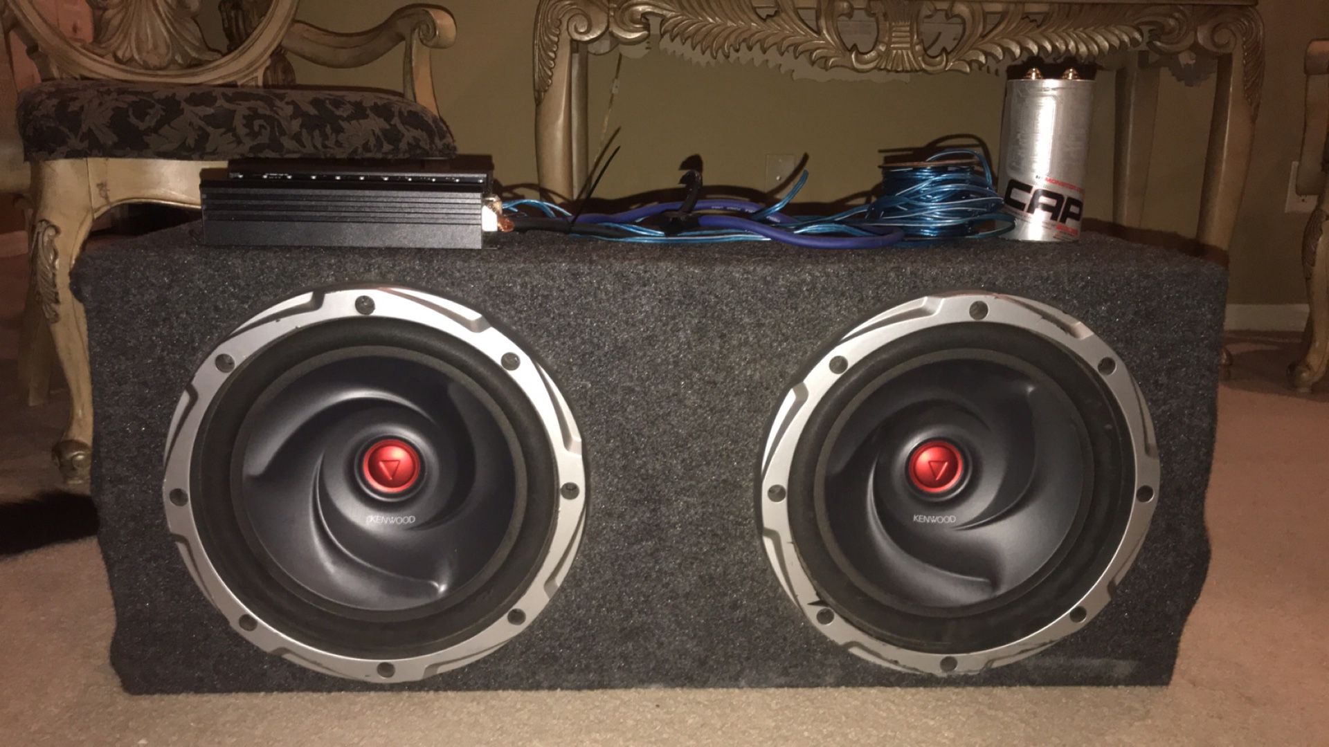 Kenwood 12’s and amp