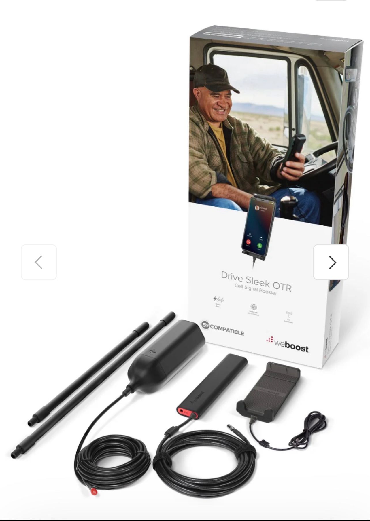 WeBoost Drive Sleek OTR Vehicle Cell Phone Booster