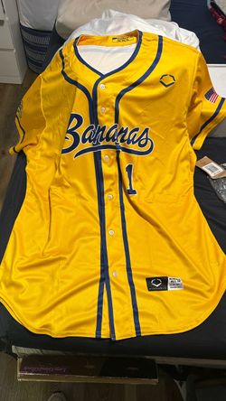 Mens size XXL Savannah Bananas EvoShield Baseball Jersey #1